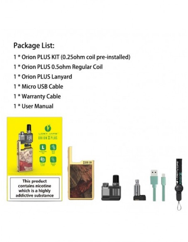 Lost Vape Orion Plus DNA Pod Kit