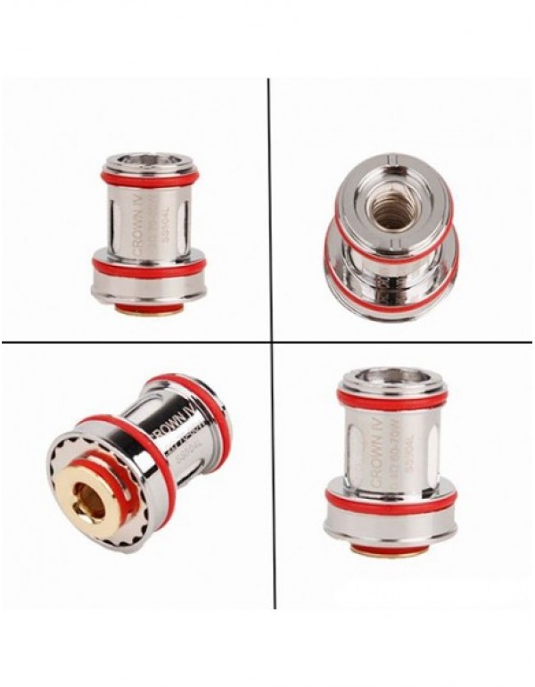 Uwell Crown 4 Coils: Dual SS904L Coil