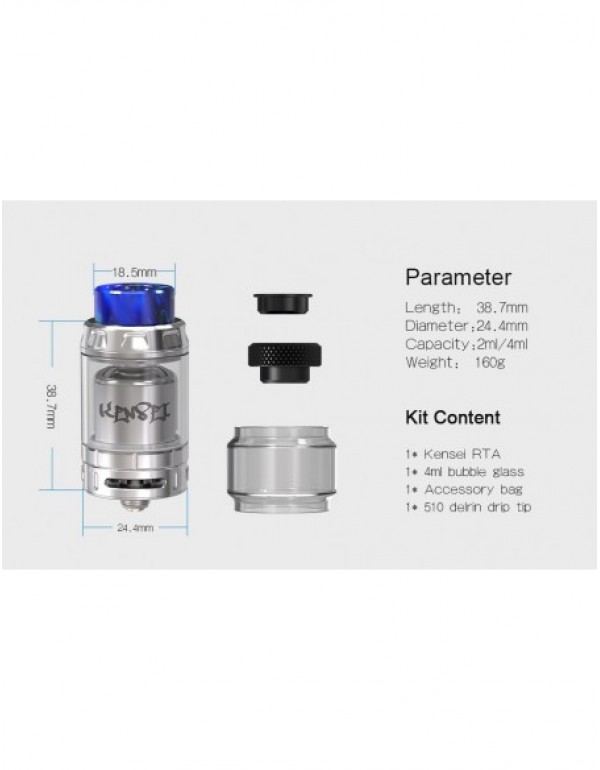 Vandy Vape Kensei 24 RTA Tank 2ml/4ml