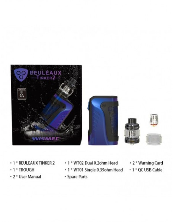 Wismec Reuleaux Tinker 2 Waterproof Kit 200W