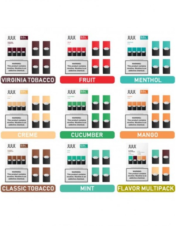 JUUL Pod Flavors