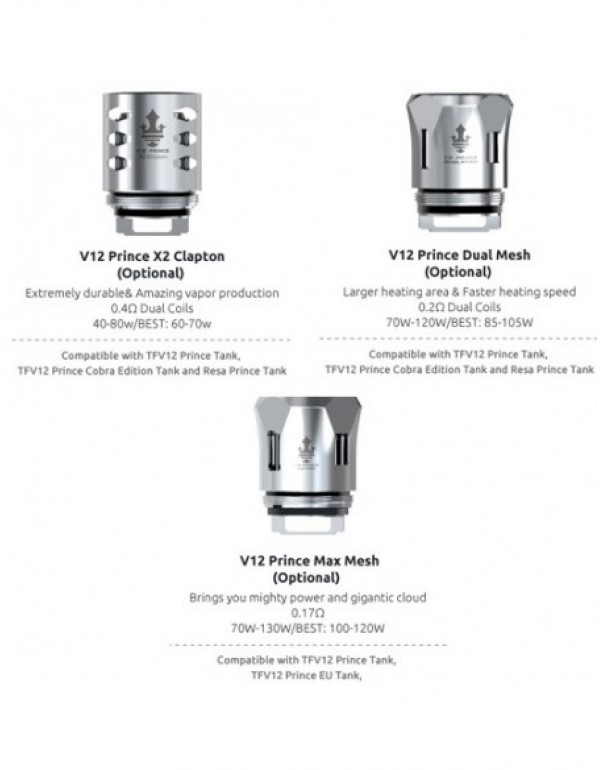 SMOK TFV12 Prince Coils