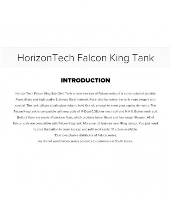 Horizon Falcon King Tank