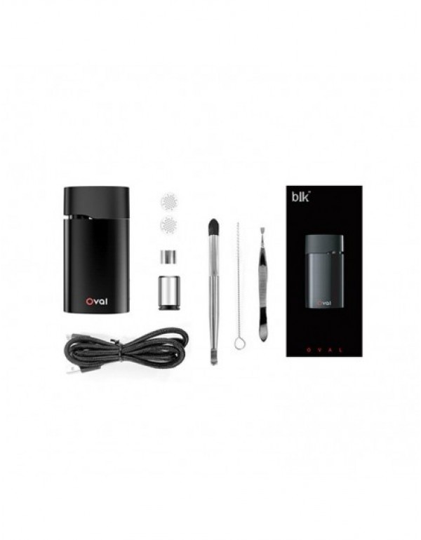 BLK Oval Dry Herb Vaporizer